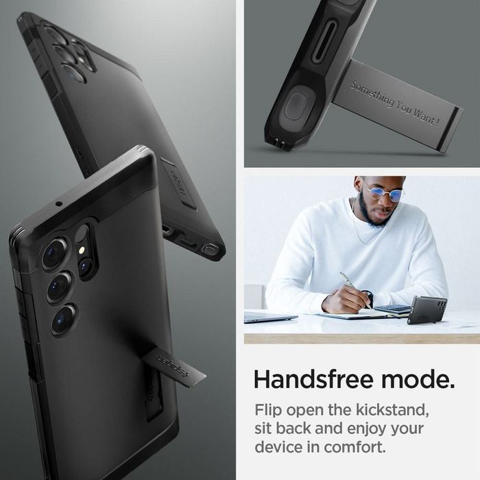 Spigen Futerał Tough Armor Do Samsung S24 Ultra Black