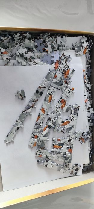 Puzzle Clementoni 1000 elementów Disney Frozen, Kraina lodu Impossible