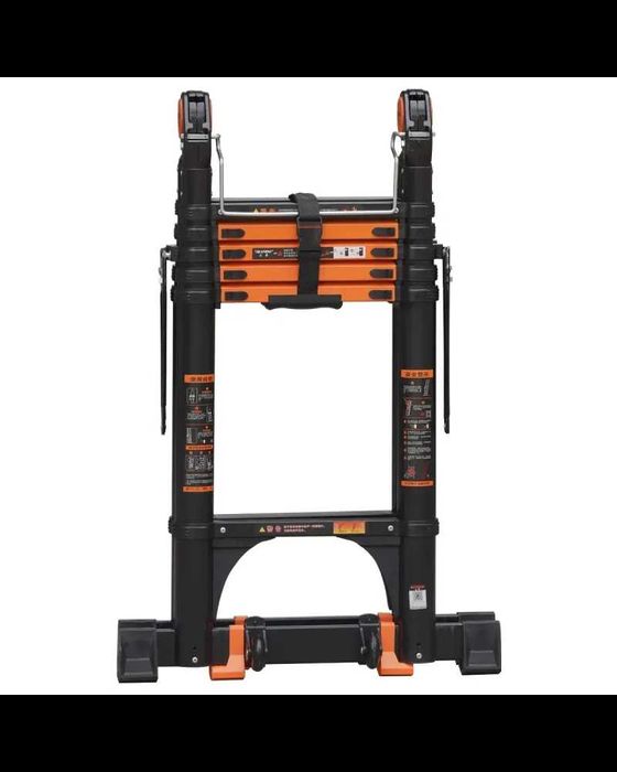 ТОП Драбина телескопічна багатофункціональна  BAFEN 7 сходинок 2,9+2,9