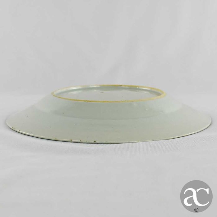 Prato porcelana China, Dinastia Qing, Período Qianlong, séc. XVIII n2