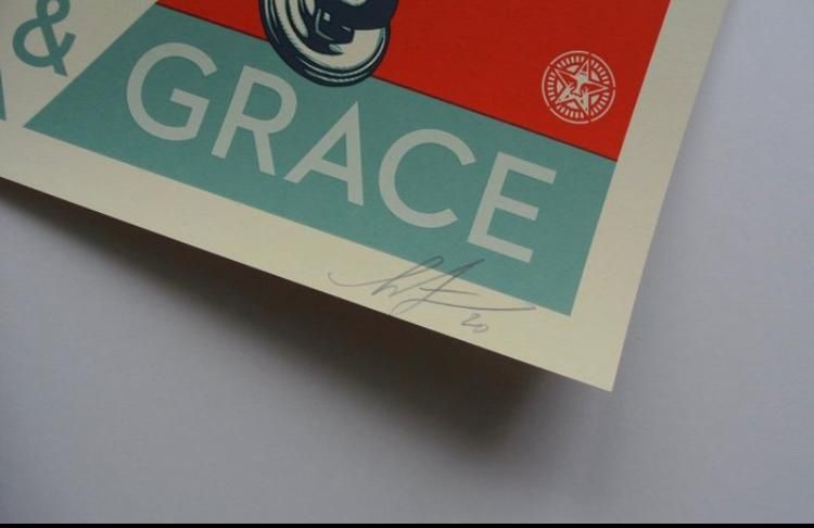 Shepard Fairey - Valor & Grace Nurse