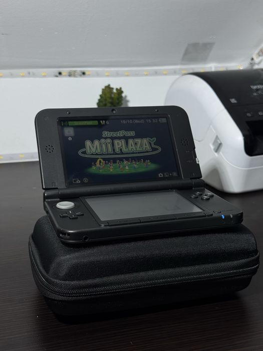 Nintendo 3DS XL Silver/Black | Sprawny | Zestaw z Etui