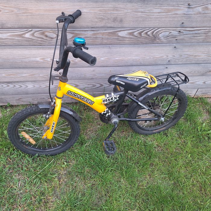 Rower BMX 16" bagażnik unitek