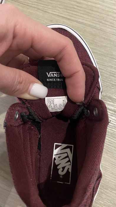 Кеди Vans високі, р. 30,5