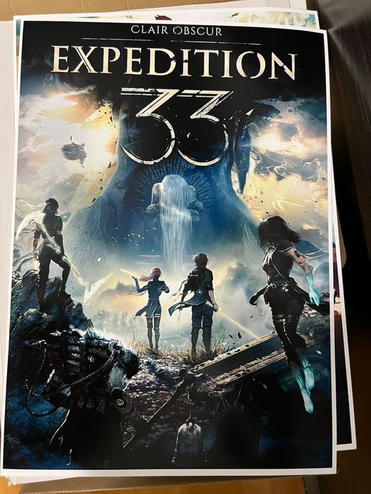 expedition 33 game poster gra plakat a3