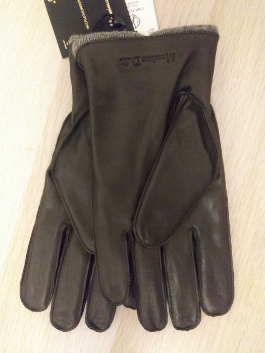 Перчатки кожаные мужские Massimo Dutti