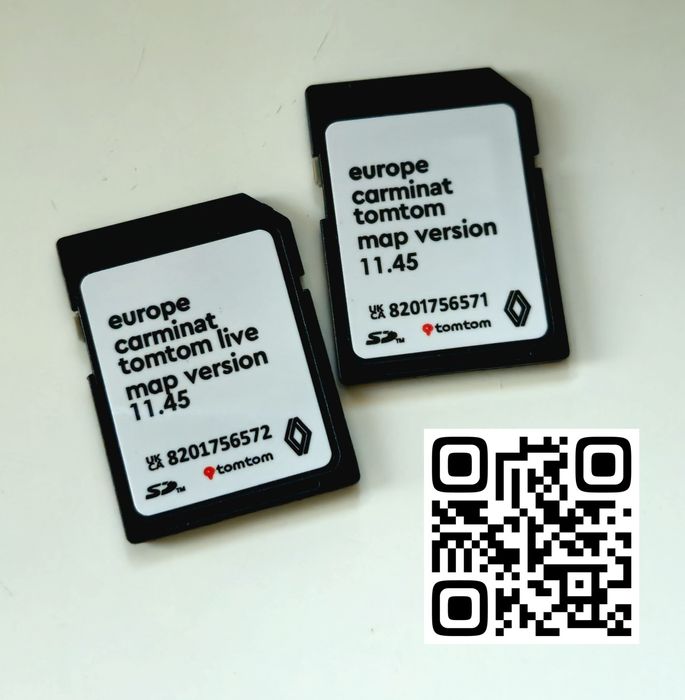 Карти навігації 11.45 (2025 р.)Tomtom Carminat, Carminat Live, R-link