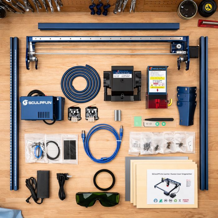 Sculpfun S30 10w Corte Gravação Laser Air Assist