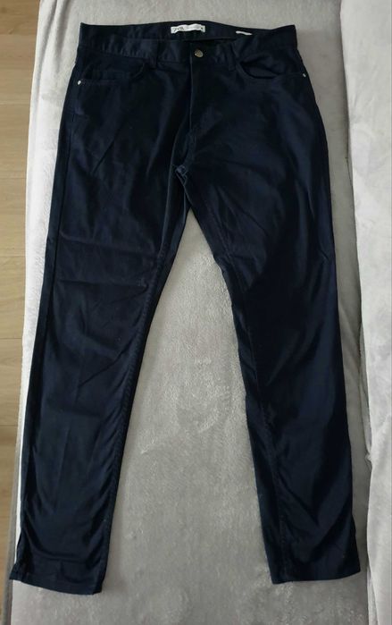 Grantowe spodnie ZARA Skinny Fit rozm. 42