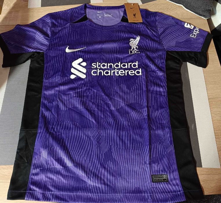 Koszulka Piłkarska Klubu Liverpool FC z Trzeciego kompletu Sezon 23/24