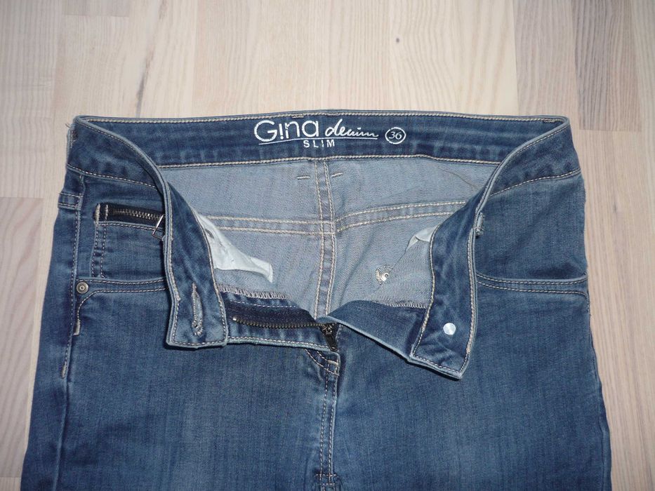 Spodnie jeansowe Gina roz. 36 S jeansy Slim
