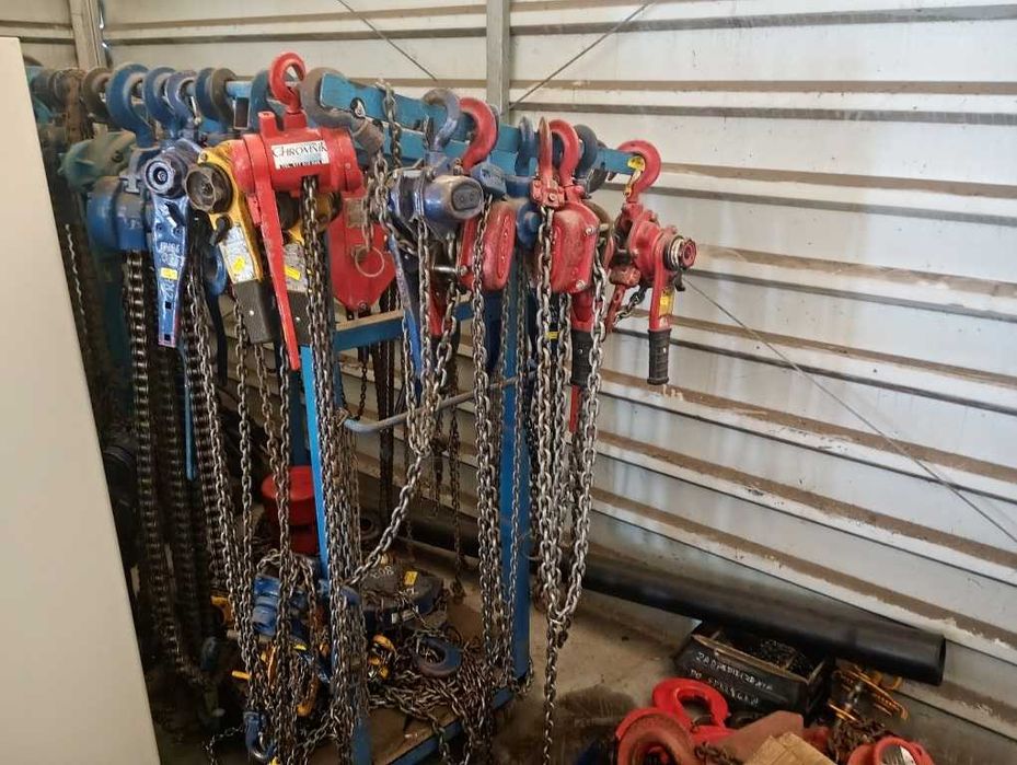 Sprzedam wciągi łańcuchowe, zblocza, liny, zawiesia