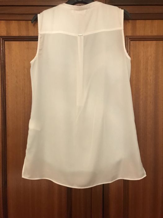 Blusa Salsa cor azul e branca