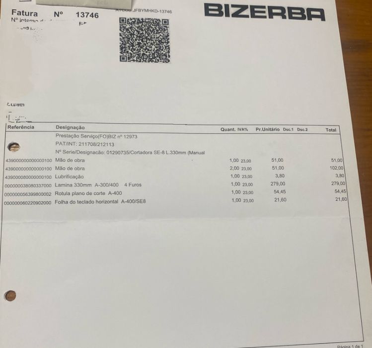 Fiambreira Industrial BIZERBA