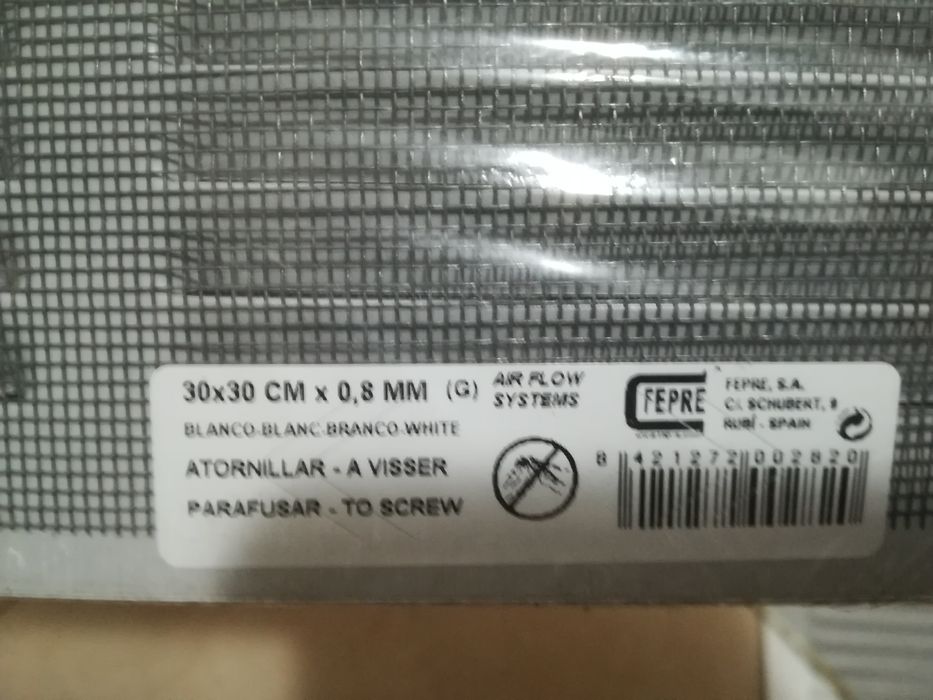 Grelhas de Ventilação Alumínio