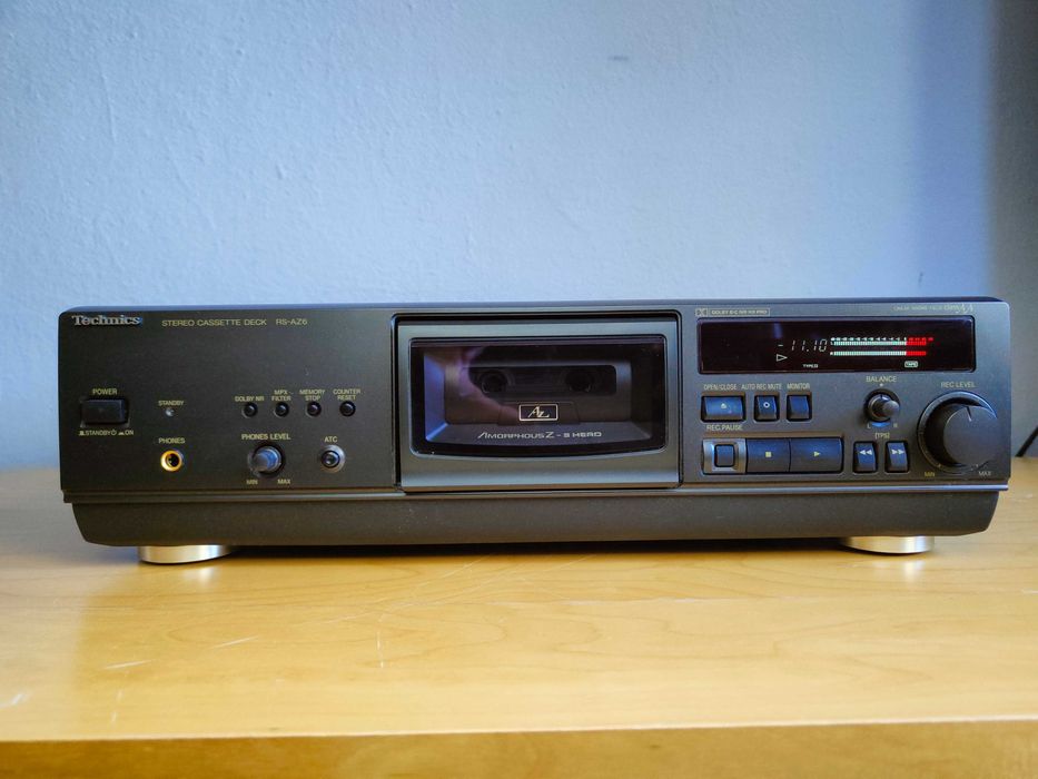 Magnetofon deck Technics RS-AZ6 3 head głowica amorficzna