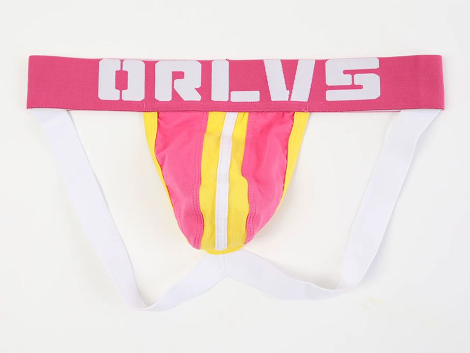 Męskie bawełniane otwarte slipy, sportowe jockstrapy jockstrap - XXL