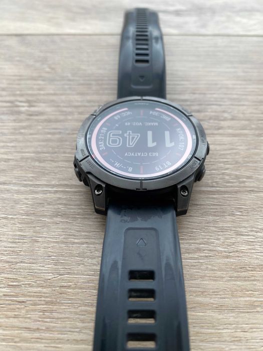 Garmin Fenix 7 Sapphire Solar Titanium | Практично ідеальний | Повний комплект | Гарантія