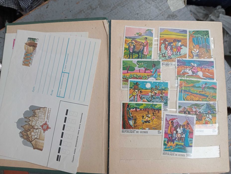 марки разные альбом