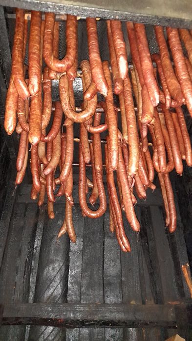 Домашні копченості, буженина. М'ясо холодного копчення