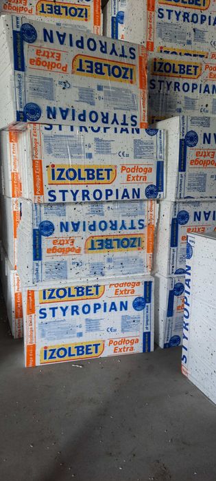 Wylewki betonowe, dostawa i rozłożenie styropianu