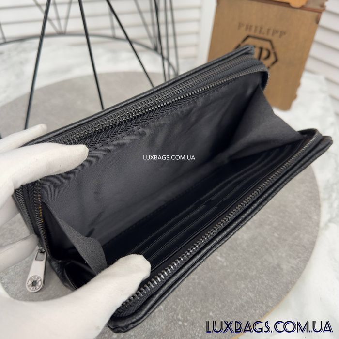 Мужской кожаный кошелек клатч MontBlanc