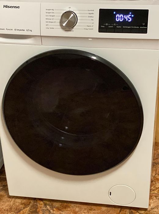 Máquina de Lavar e Secar Roupa Hirense – 8 kg