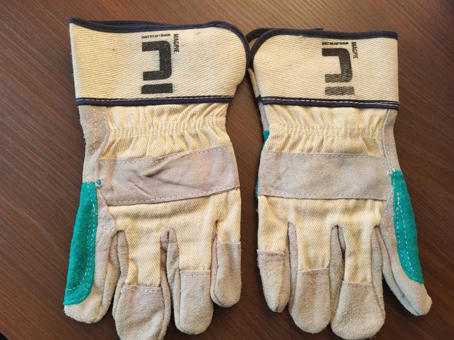 Рукавички краги зварювальні CERVA MAGPIE FULL сірі