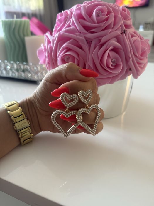 Zjawiskowe kolczyki serca