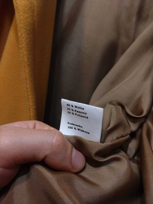 Płaszcz damski - rozmiar 42 - stan idealny - Delia