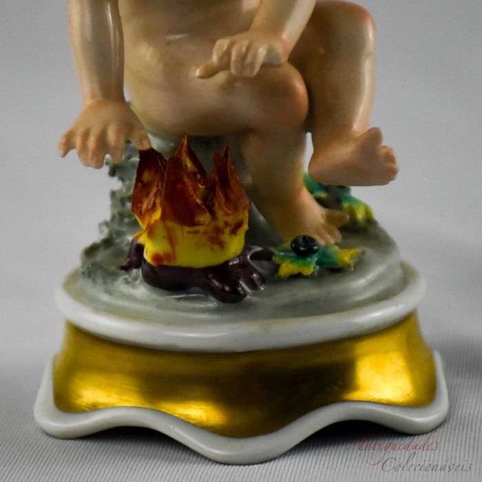 Figura Artibus “Inverno” das 4 estações pintado à mão