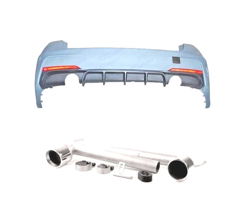 PARA-CHOQUES TRASEIRO BMW F31 TOURING LOOK M PERFORMANCE + KIT ESCAPE