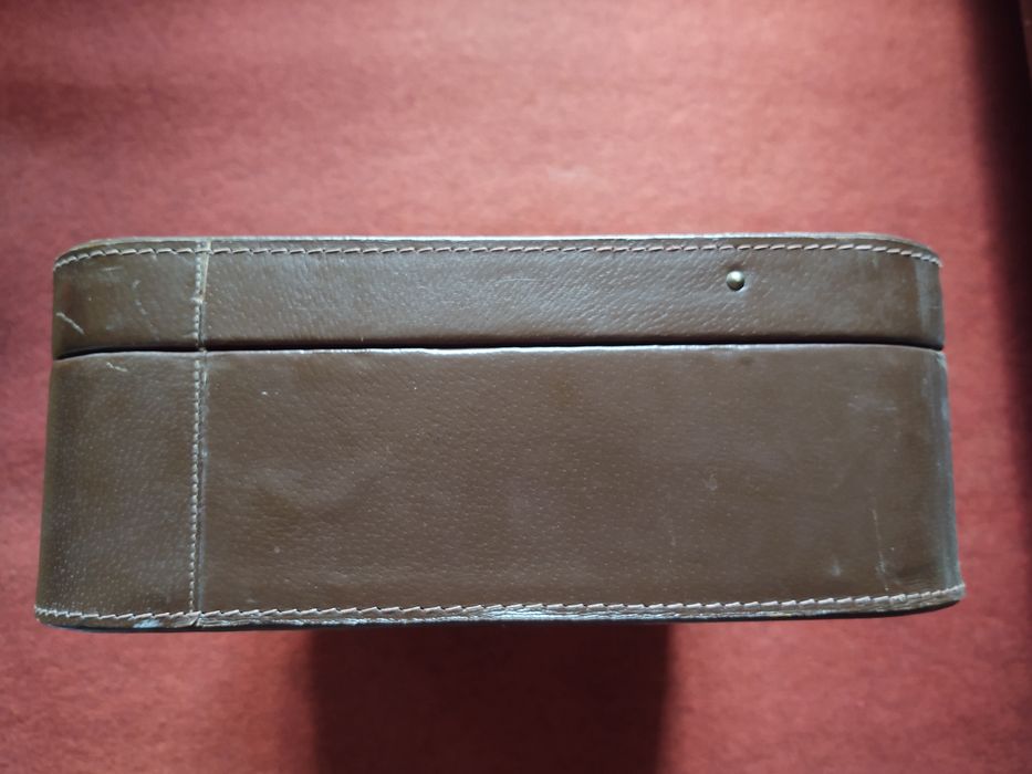 Чемодан натуральная кожа классика