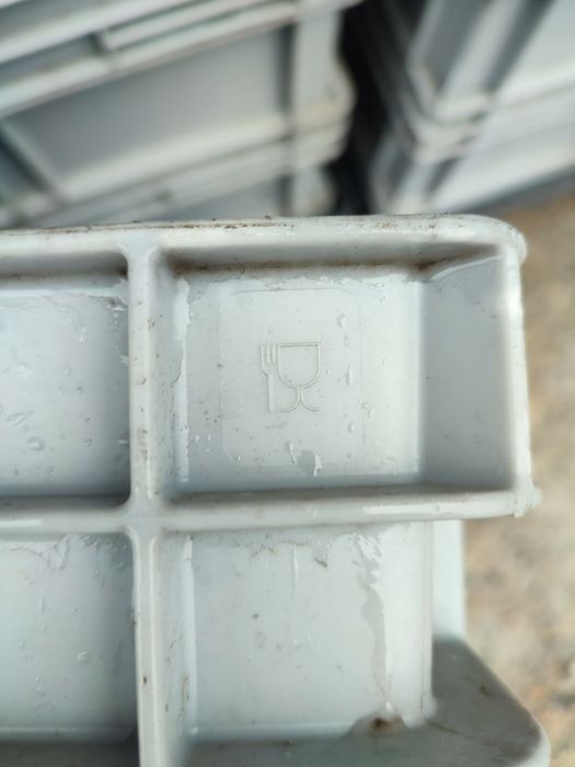 800x600x220 90L pojemniki magazynowe skrzynki plastikowe transportowe