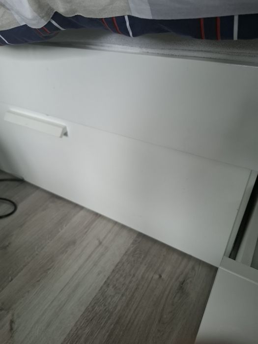 Ikea rama łóżka z szufladami 140/200