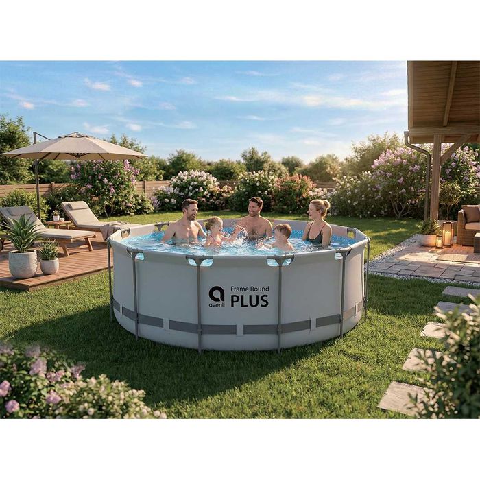 Каркасный бассейн Avenli 366 х 100 см Frame Round Plus Объем 9150 лит