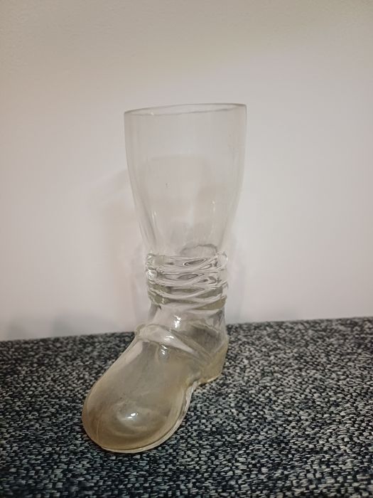 Wazon but szklany prl