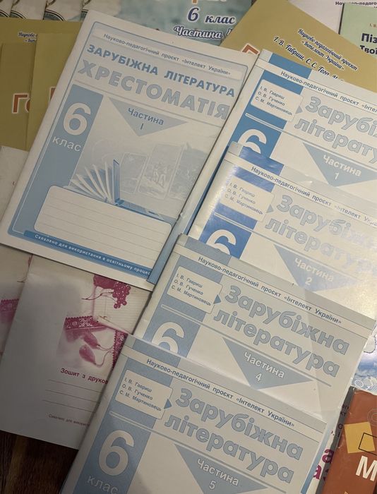 Посібники програми Інтелект України 6 клас