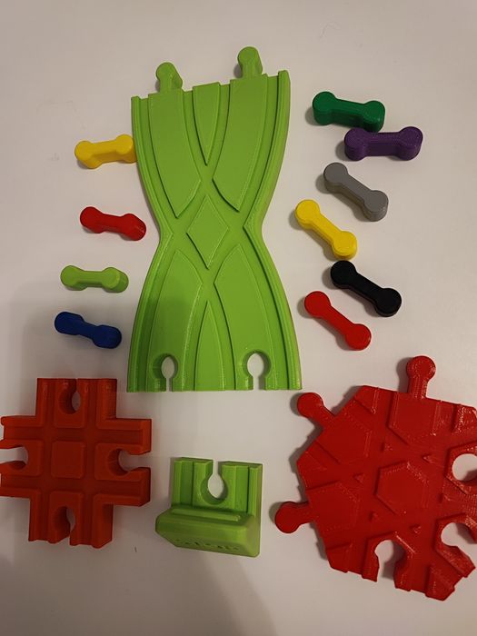 Zestaw elementów do toru drewnianego IKEA Playtive Brio