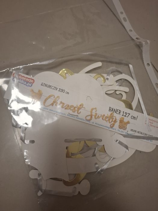 Girlanda "Chrzest Swiety"