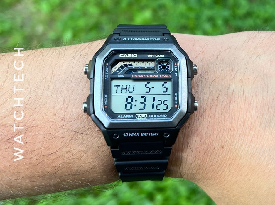 Годинник наручний Casio WS-1600H-1A новий оригінал