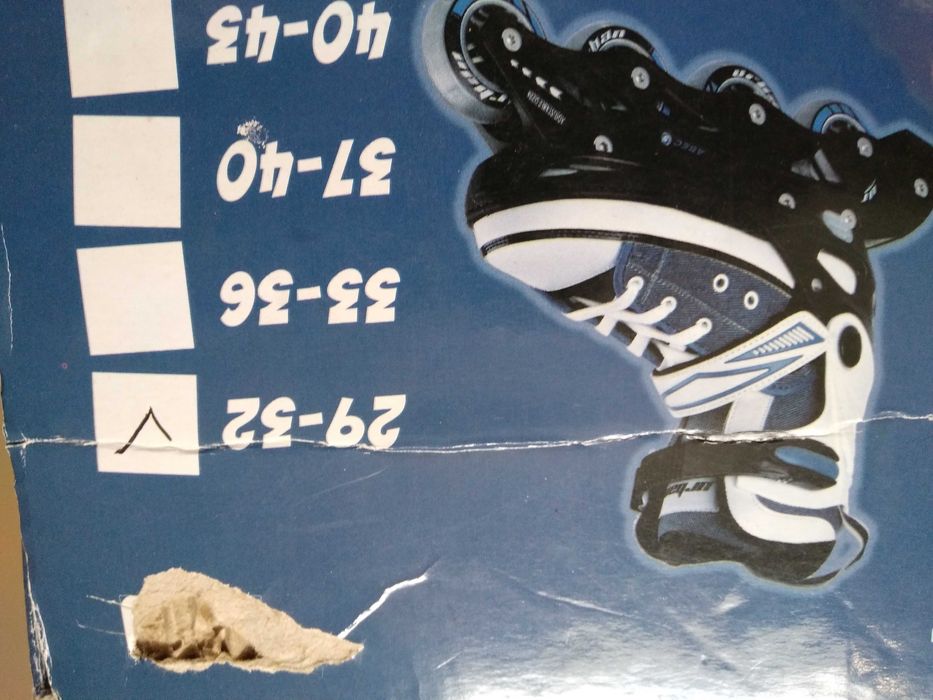 Patins em linha tamanho 29 a 32