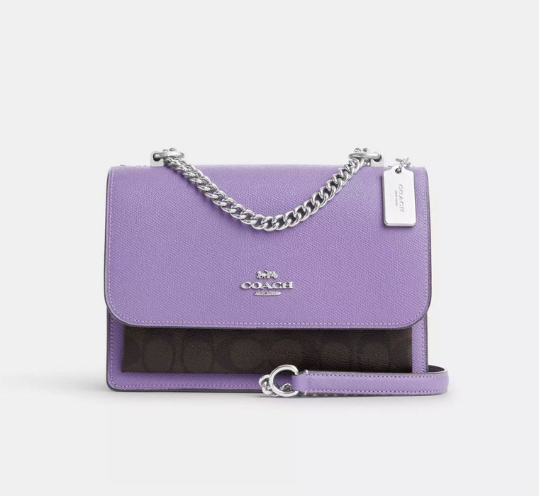 фіолетова сумка Coach Klare Crossbody оригінал
