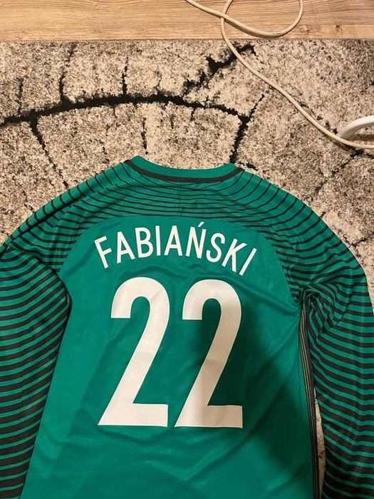Koszulka Nike Polska Euro 2016 Fabiański #22 goalkeeper kit bramkarska