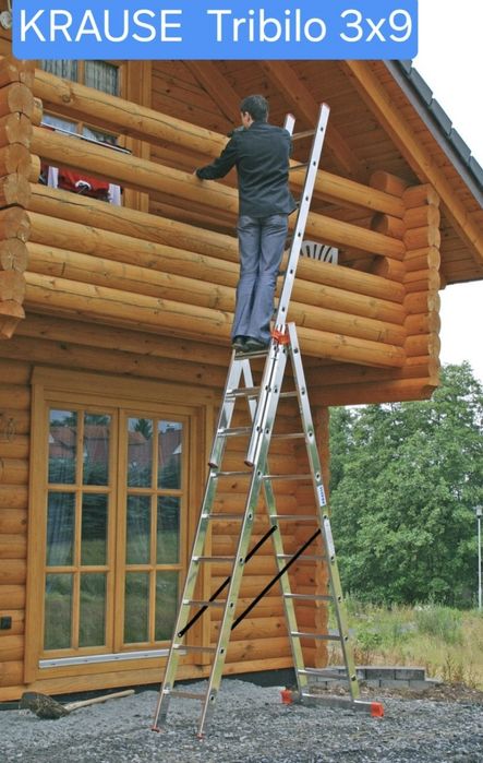 Алюмінієва драбина Krause,стремянка лестница monto Tribilo3х6,3х8,3х9,3х10,3х12,3х14