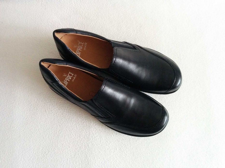 CAPRICE wsuwane półbuty ze skóry naturalnej - mokasyny - damskie buty