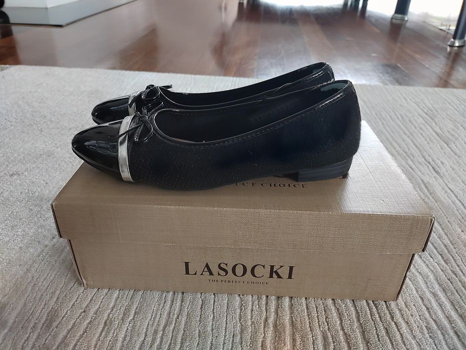 CCC Clara barson 38 czarne eleganckie damskie buty na teraz do pracy