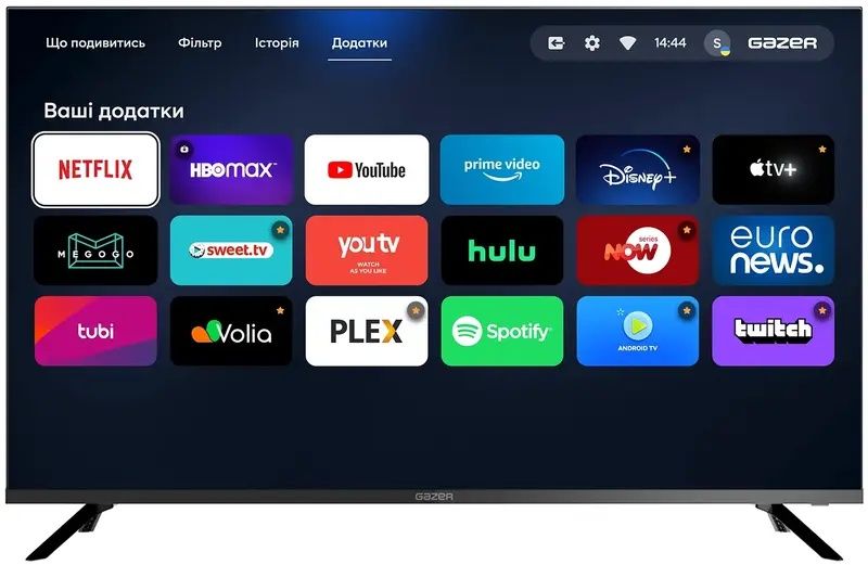 Телевізор Gazer TV32-HN1