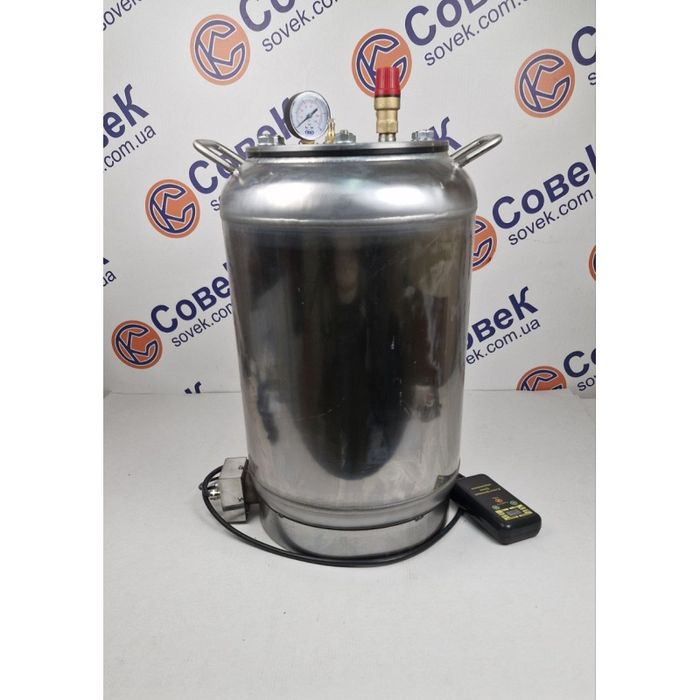 (10,16,24,32банки) АВТОКЛАВ чорний і нерж для консервування тушонки