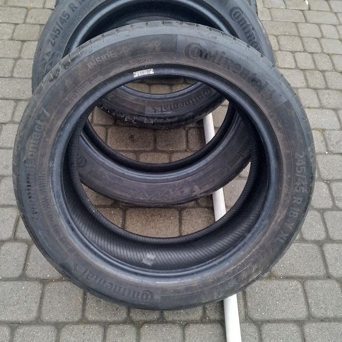 Opony jak nowe 4 szt. 245/ 45 /18 Contipremiumcont 7 ,2024 rok